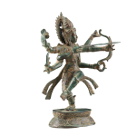 Indonesian Bronze Dancing Lord Rama Vintage Sculpture 10 Inch - Premium Antique Art | Jaipurio